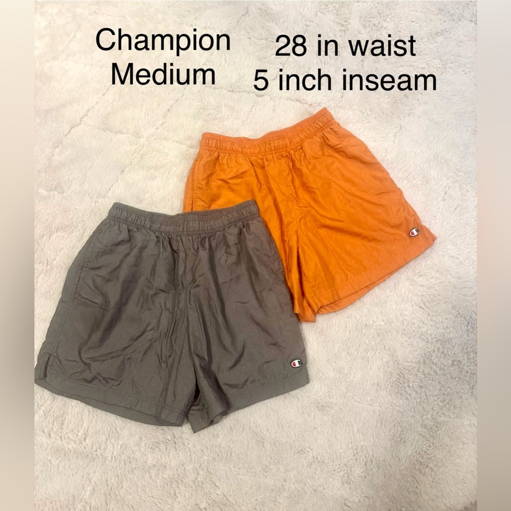 Champion Men’s Orange & Gray Shorts